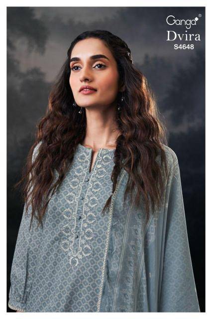 Ganga dvira 4648 Surat dress material online